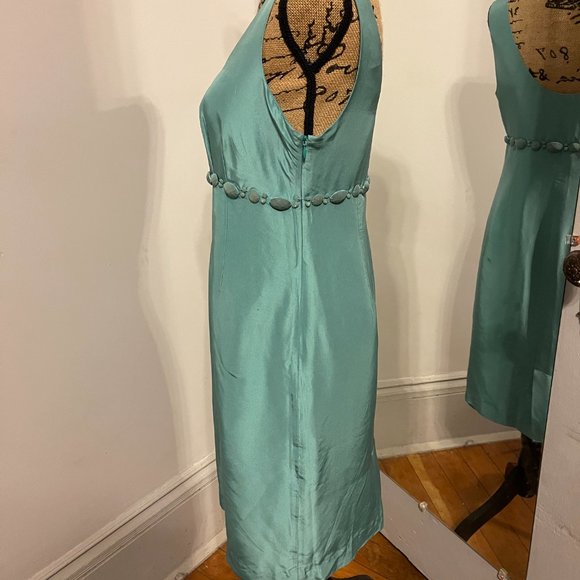 Boden Celebration Teal Dress - Picture 3 of 8